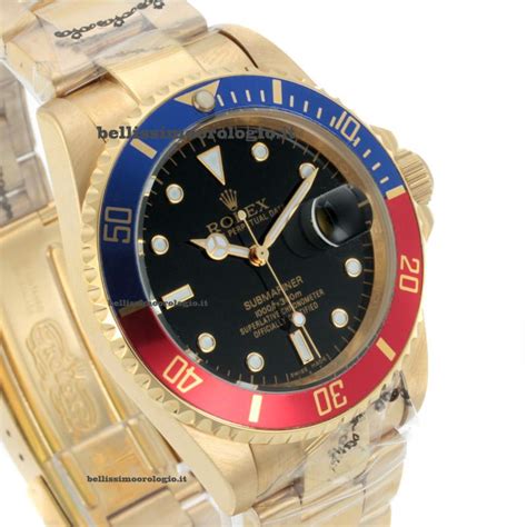 rolex submariner rosso e blu|rolex submariner watch.